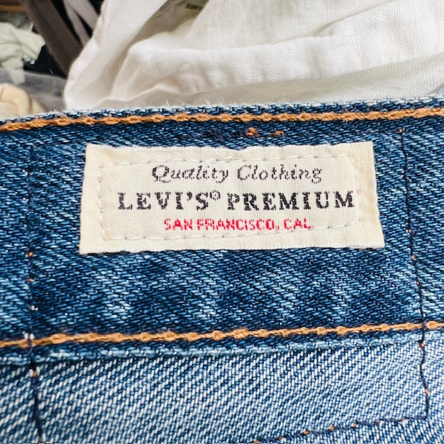 LEVI'S / ribacage denim skirt / s (3899807659840003650)