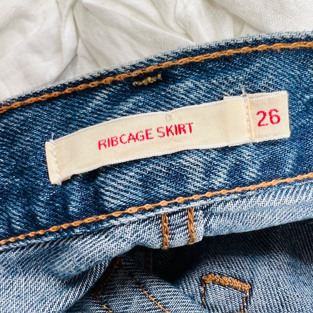 LEVI'S / ribacage denim skirt / s (3899807662028278479)
