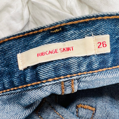 LEVI'S / ribacage denim skirt / s (3899807662028278479)