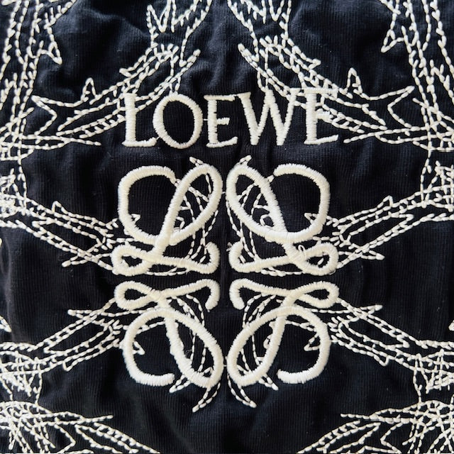 LOEWE / embroidered anagram logo shirt / m / made in italy (3899807671307453292)