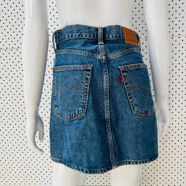 LEVI'S / ribacage denim skirt / s (3899807676938437415)