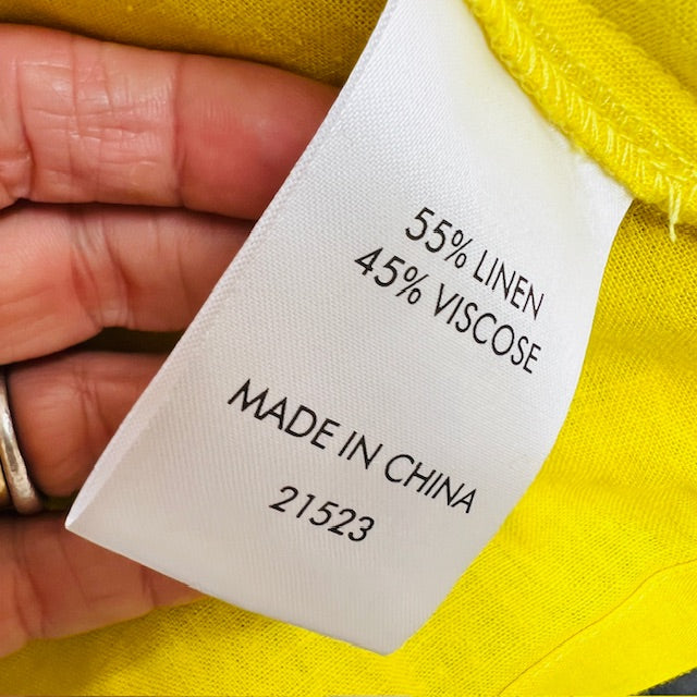 GRAE LINEN / bright yellow jacket / 2XL (3899807716449452220)