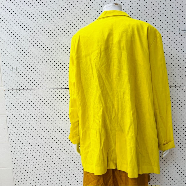 GRAE LINEN / bright yellow jacket / 2XL (3899807718167765579)