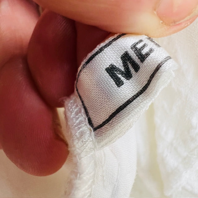 1980s british vintage / CAVATINA / white batwing jacket / m (3899807724808846257)