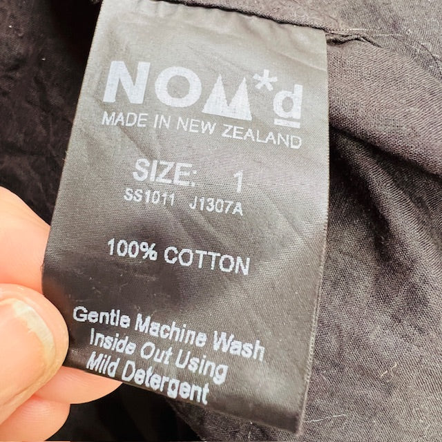 NOM*D / lightweight black trench / s (3899807747808893906)