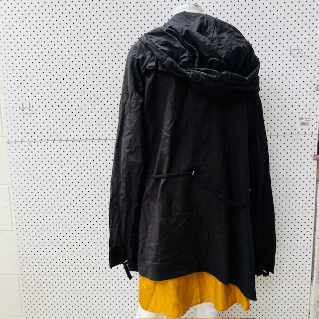 NOM*D / lightweight black trench / s (3899807751197073814)