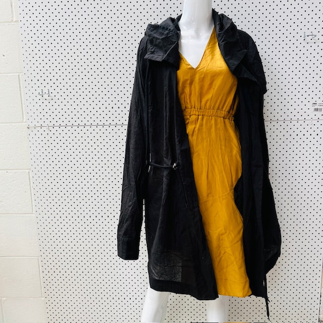 NOM*D / lightweight black trench / s (3899807757986734182)