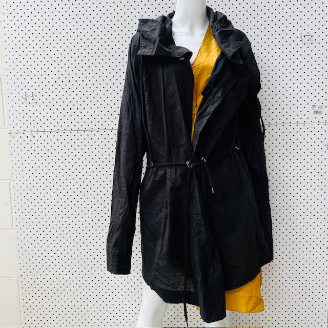 NOM*D / lightweight black trench / s (3899807761431895335)