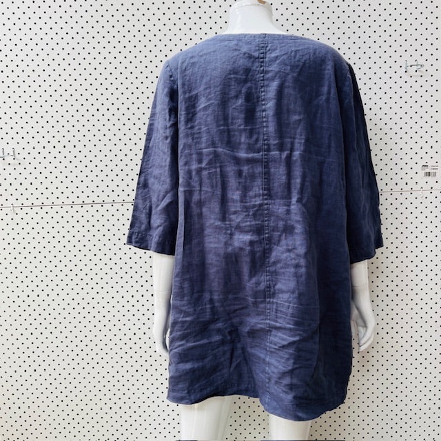 SEASALT CORNWALL / into land linen tunic / 12 (3899807773137185237)