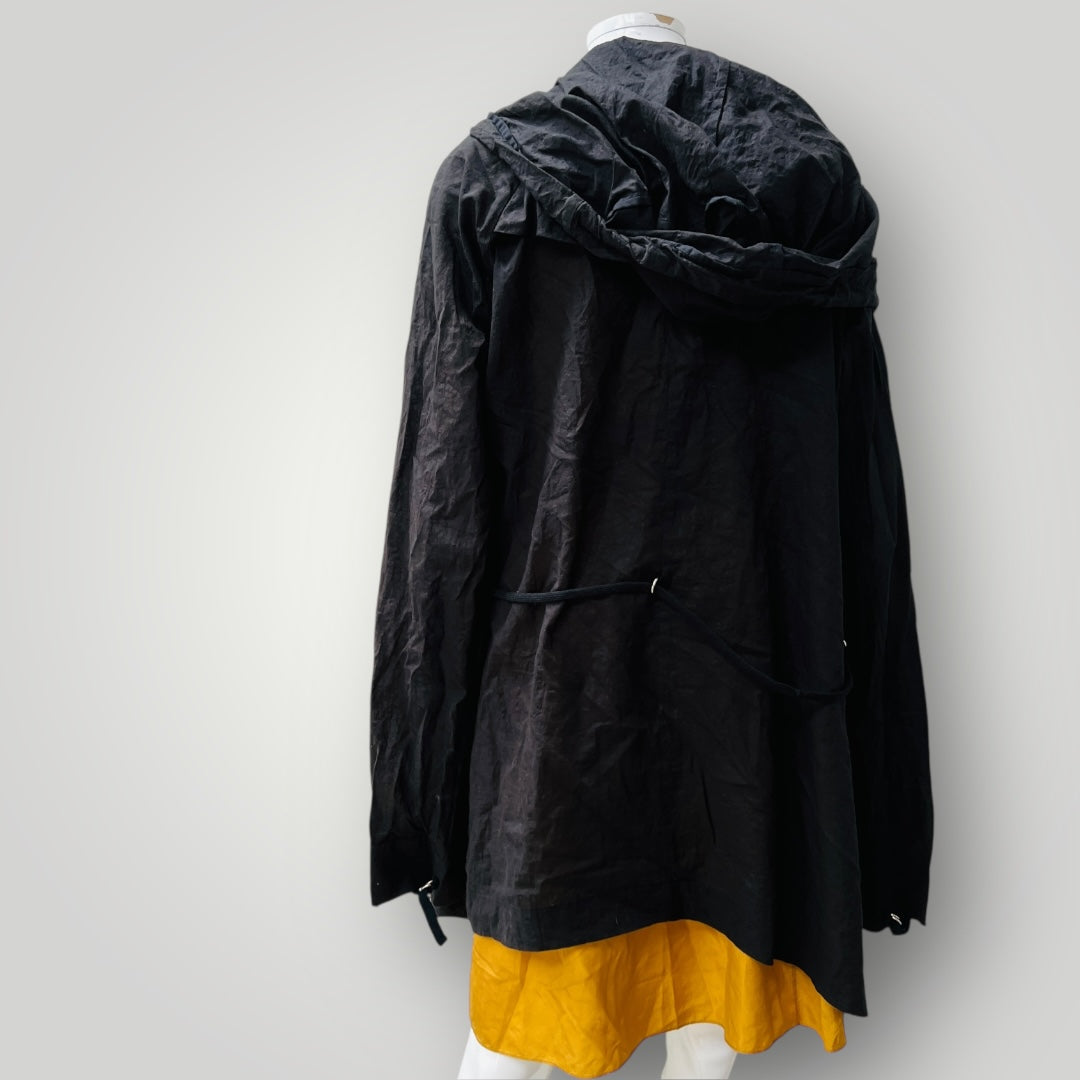 NOM*D / lightweight black trench / s (3899808017501071724)