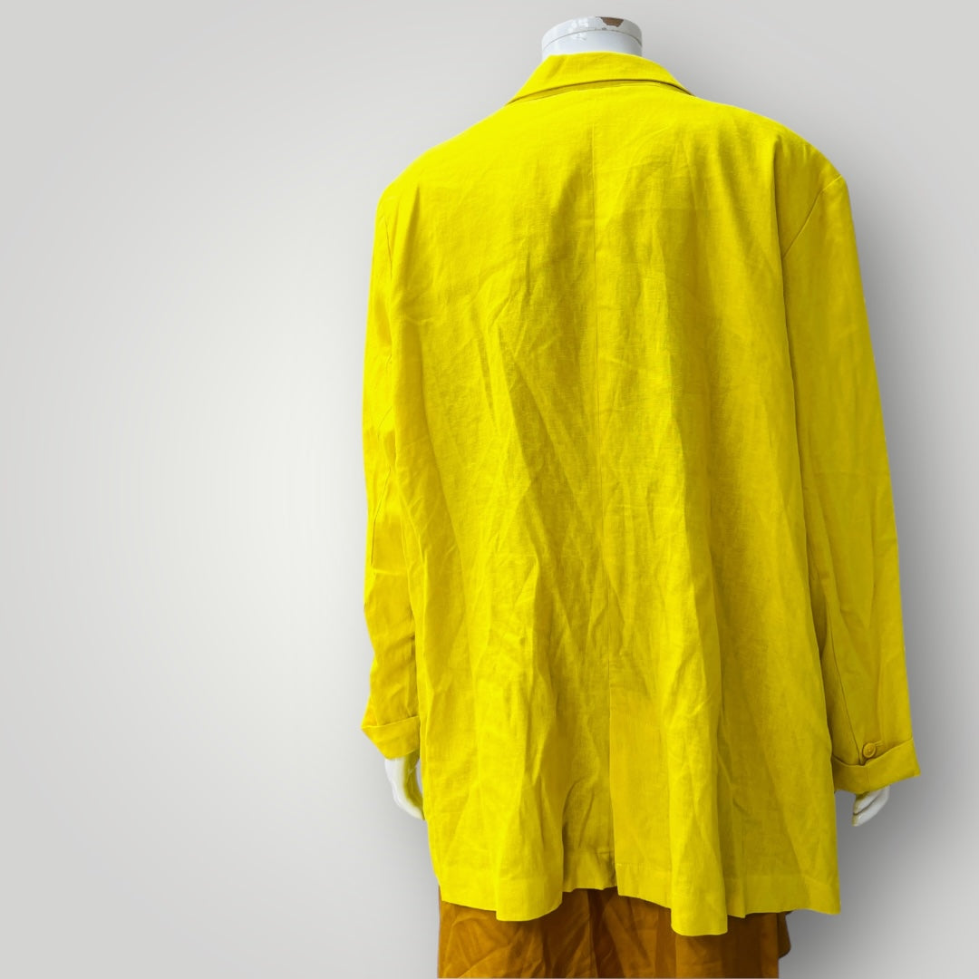 GRAE LINEN / bright yellow jacket / 2XL (3899808027990363032)