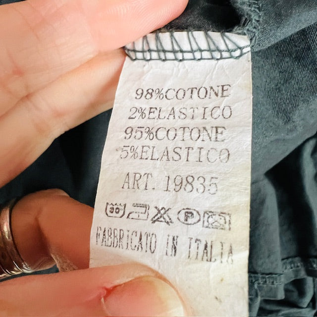 made in italy / green hooded dress with gorgeous shape / free size (3900237391619515530)