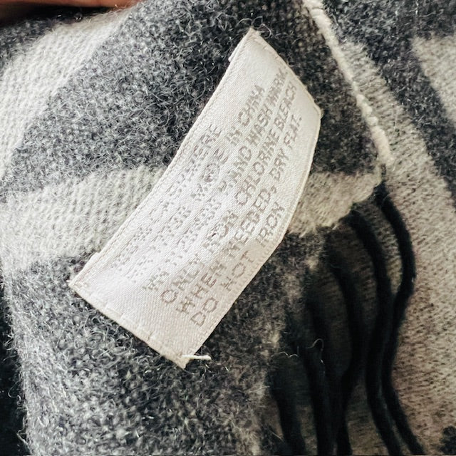 ISAAC MIZRAHI / 100% cashmere scarf (3900237483789955722)