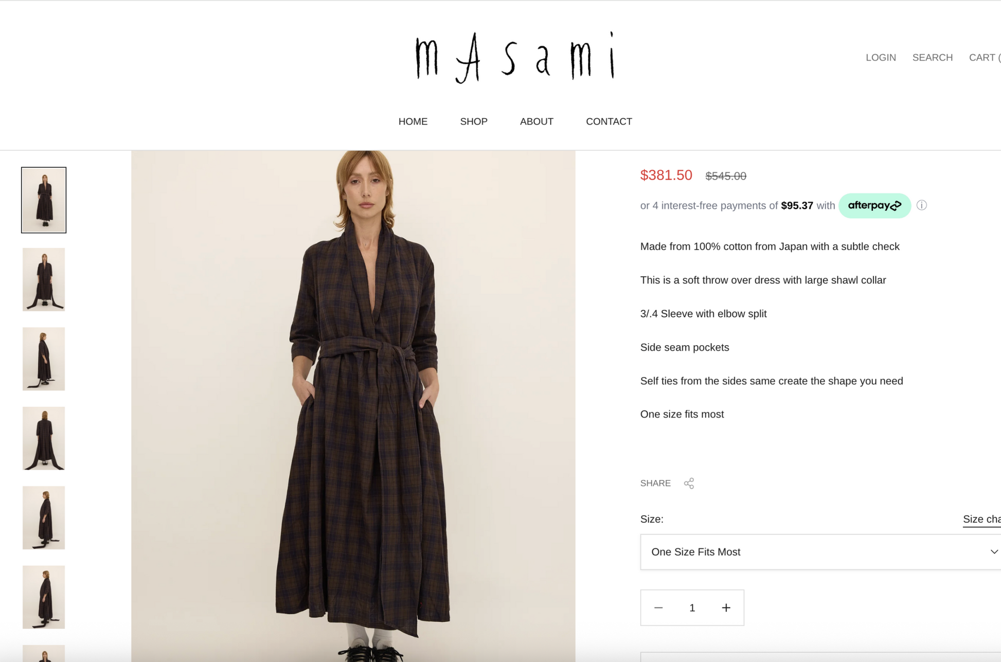 MASAMI / brooke dress / free size / made in nz (3900329939028490708)