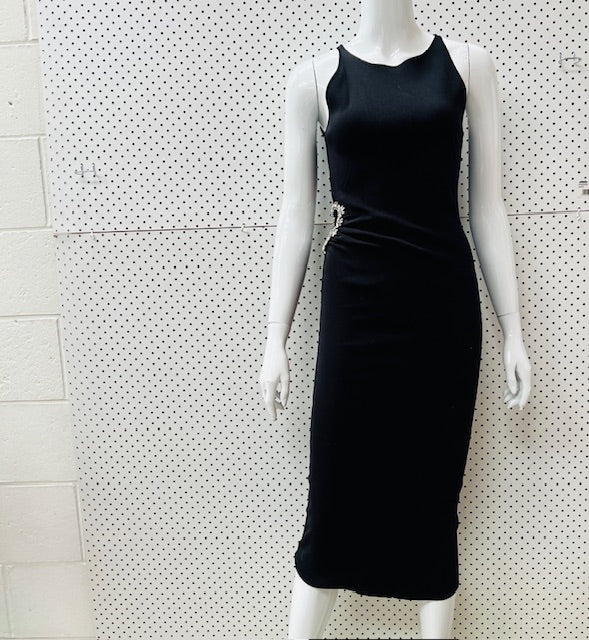 ZARA / party dress with cutout sequinned heart / m (3900332691826433301)