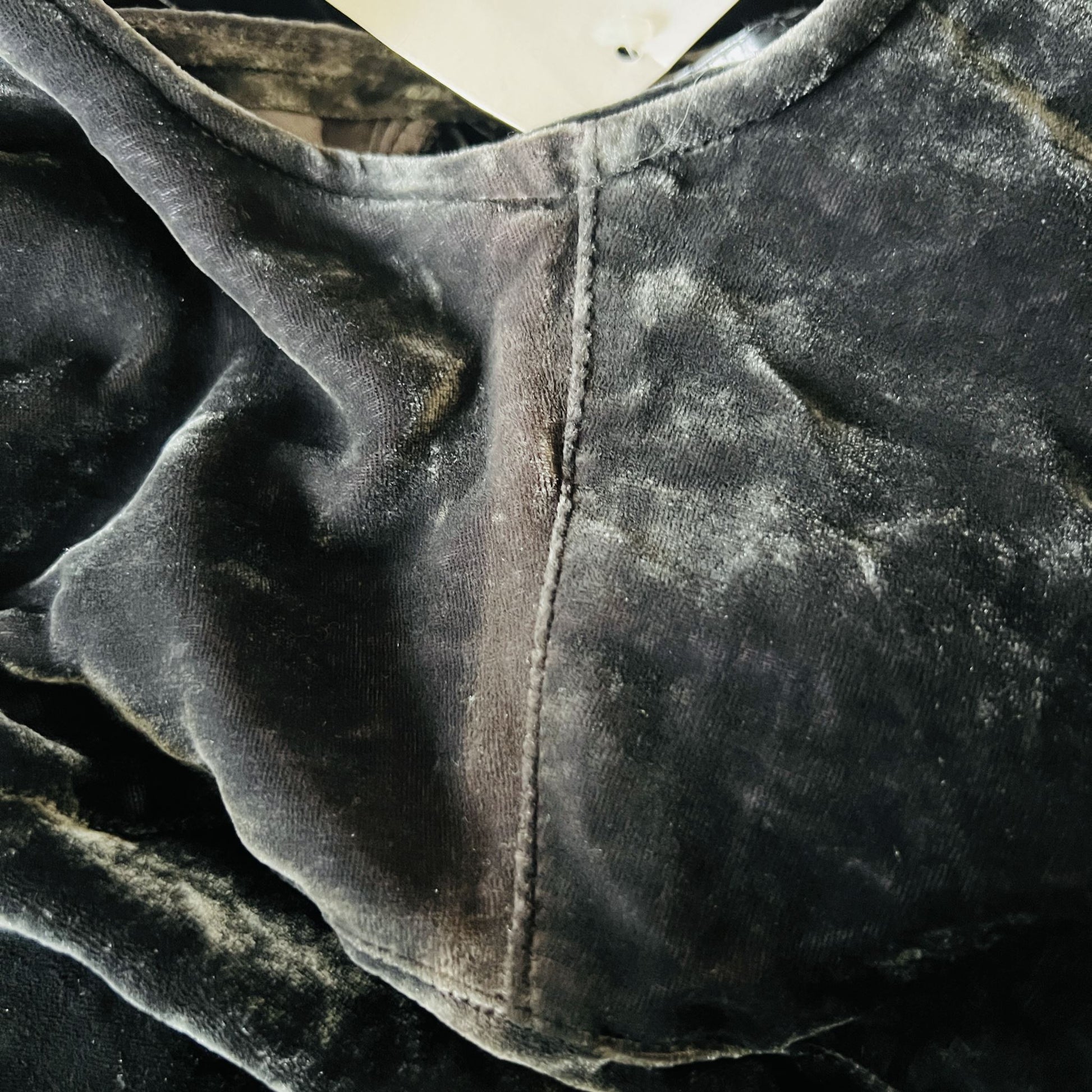 1990s nz vintage / GAYE BARTLETT / silk velvet maxi dress / s (3900335993376919011)