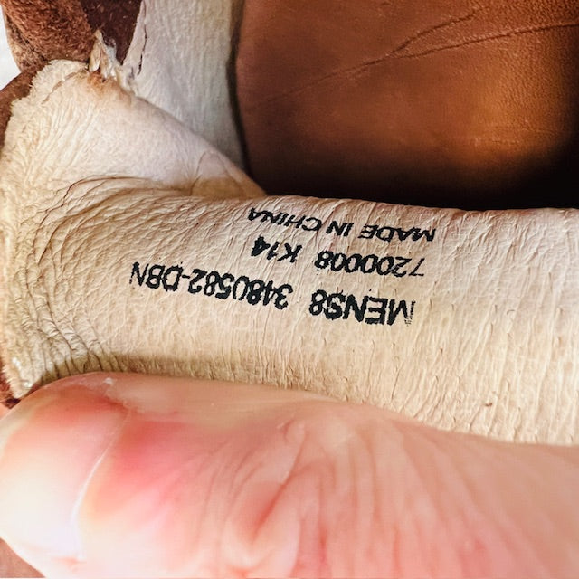 FRYE / 'mason' suede boat shoes loafers / 8 (3900753604761334045)