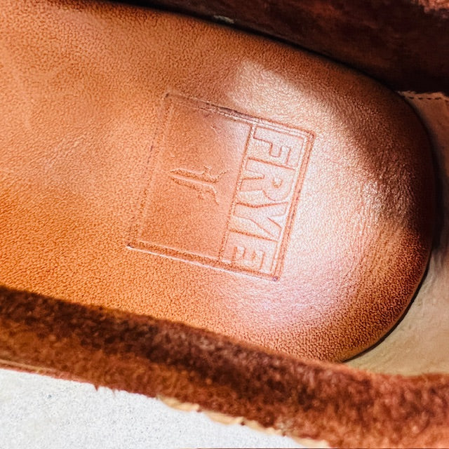 FRYE / 'mason' suede boat shoes loafers / 8 (3900753606383667878)