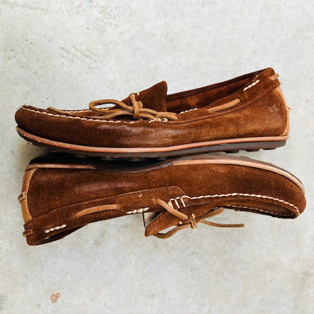 FRYE / 'mason' suede boat shoes loafers / 8 (3900753608216131112)