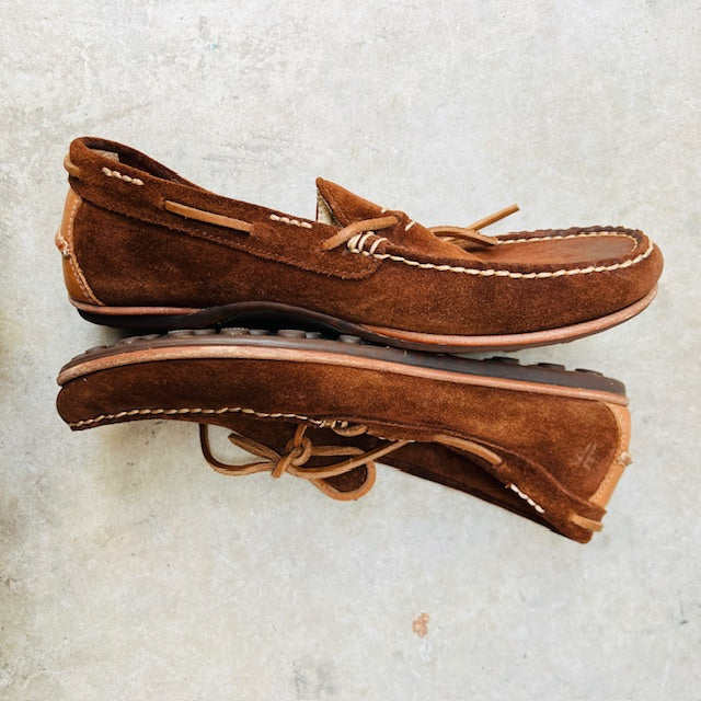 FRYE / 'mason' suede boat shoes loafers / 8 (3900753609855658076)