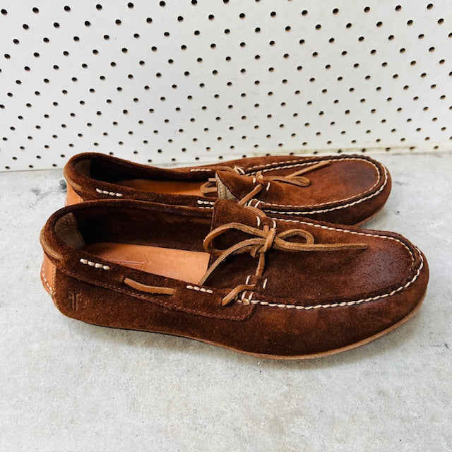 FRYE / 'mason' suede boat shoes loafers / 8 (3900753616928468049)