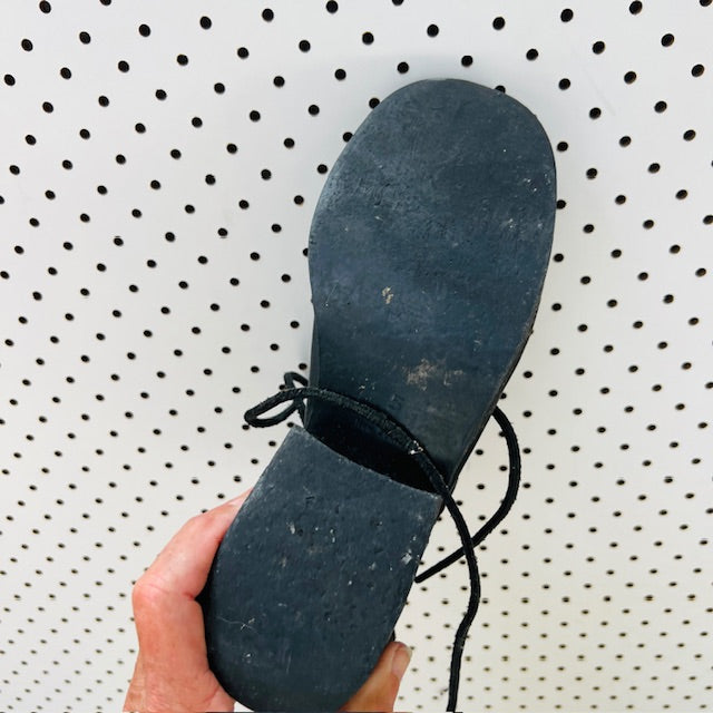 1990s nz vintage / ANDREA BIANI / black leather boots / 5 (3903166735792097971)