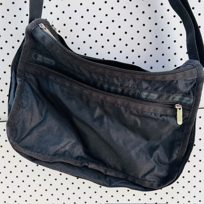 LE SPORTSAC / deluxe everyday bag / black nylon (3903422837509326535)