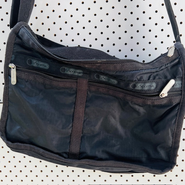LE SPORTSAC / deluxe everyday bag / black nylon (3903422838930424515)