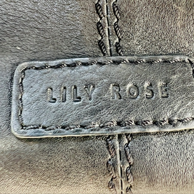 LILY ROSE / leather cross body bag (3903422857792737820)