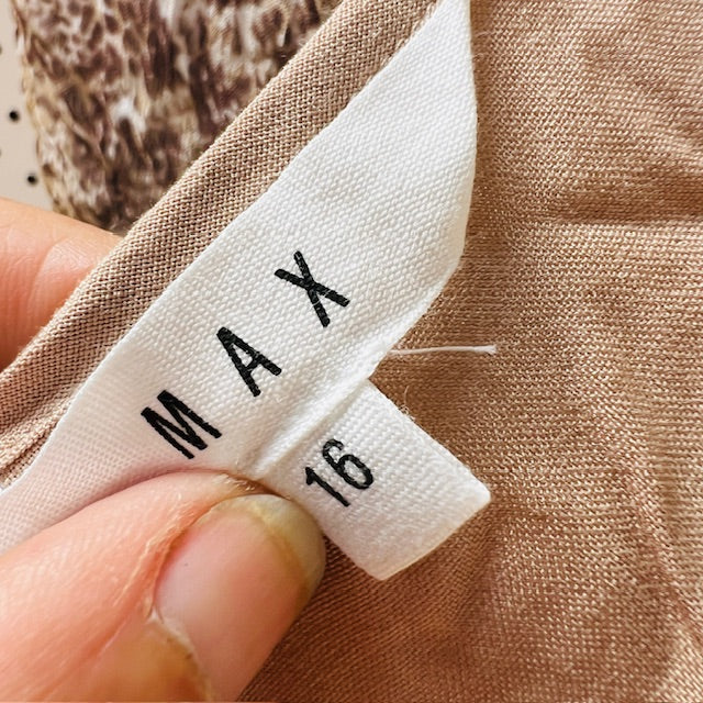 MAX / semi sheer print dress with slip / 15 (3903422960630722321)