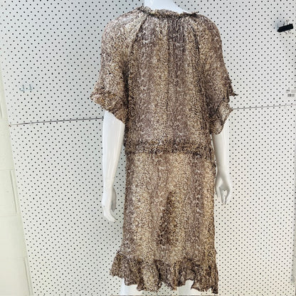 MAX / semi sheer print dress with slip / 15 (3903422964979136969)