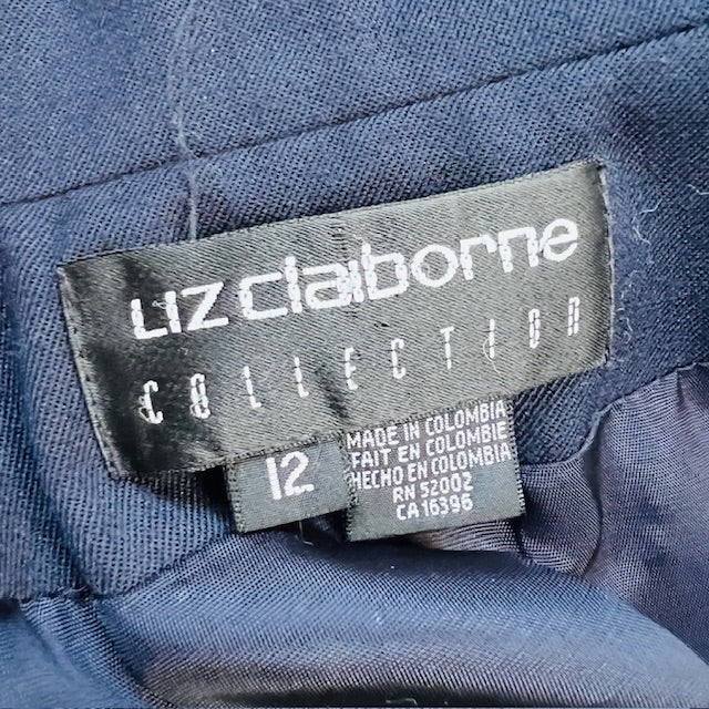 1990s american vintage / LIZ CLAIBORNE / double breasted wool blazer / 12 (3903953150304812008)