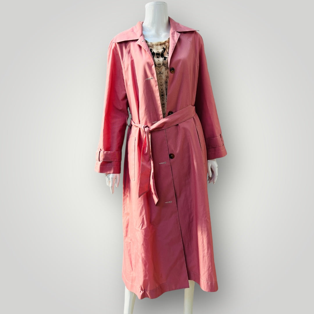 PENNY SAGE / sunshower trench in red + white / s / $890rrp (3903953308877814872)