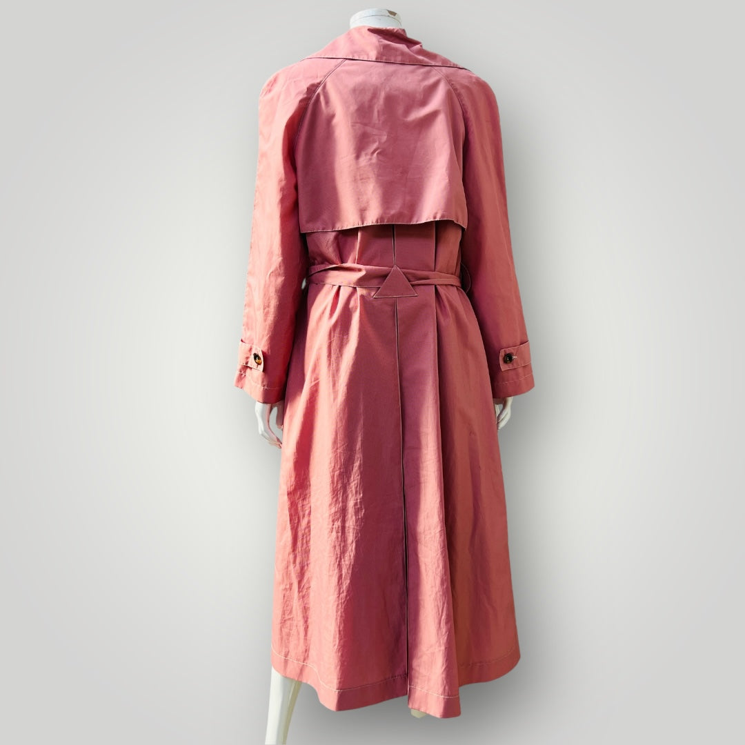 PENNY SAGE / sunshower trench in red + white / s / $890rrp (3903953310411971252)