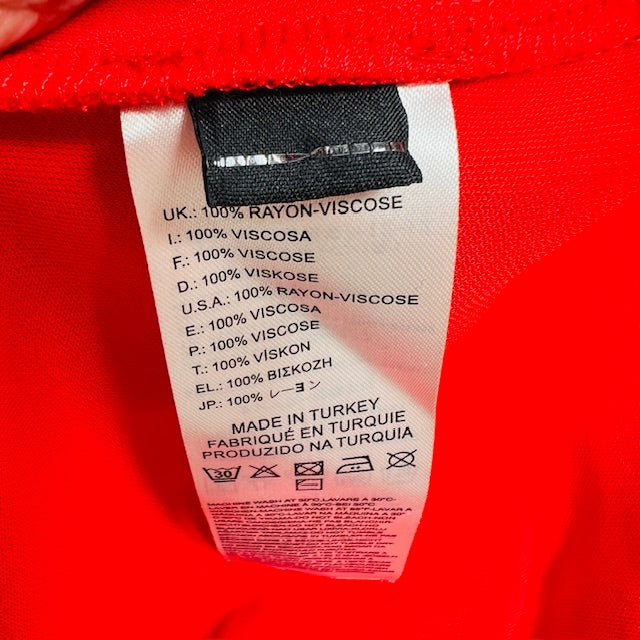 DIESEL / bright red maxi dress / s (3904558467292947695)