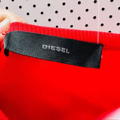 DIESEL / bright red maxi dress / s (3904558468707564084)