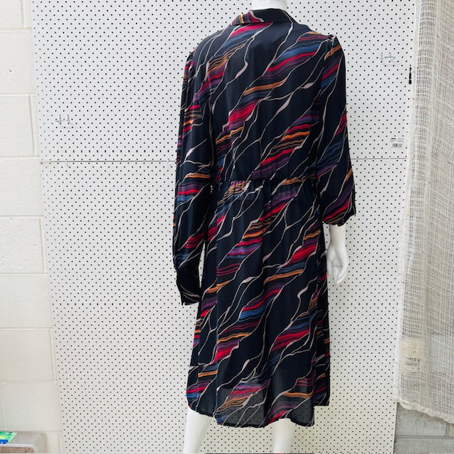 1970s nz vintage / ERIN RYDER dress / M/L / made in nz (3904558622243766209)