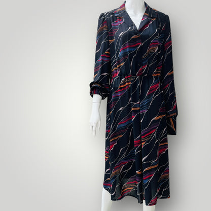 1970s nz vintage / ERIN RYDER dress / M/L / made in nz (3904558898086967725)