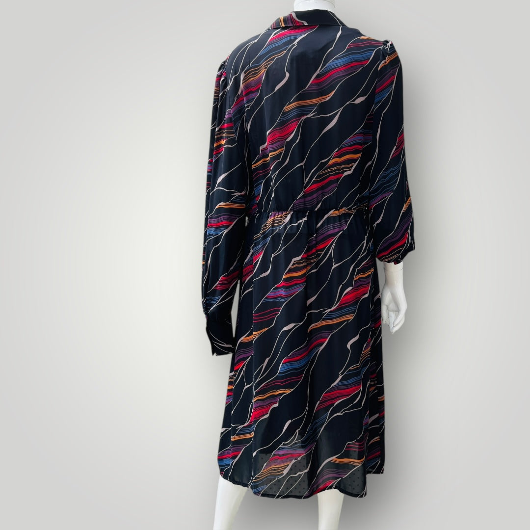 1970s nz vintage / ERIN RYDER dress / M/L / made in nz (3904558899641301684)