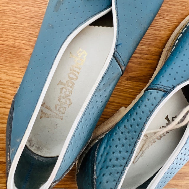 1970s nz vintage / VAGABOND / leather shoes / 7 (3904996997984563153)