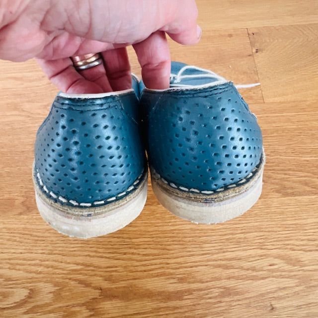 1970s nz vintage / VAGABOND / leather shoes / 7 (3904997002355958753)
