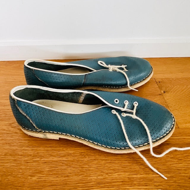 1970s nz vintage / VAGABOND / leather shoes / 7 (3904997006464332831)