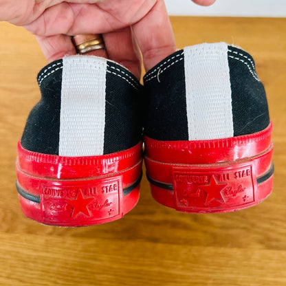 COMME DES GARCONS PLAY x CONVERSE / chuck 70 low tops w red sole / 40 (3904997056333651013)