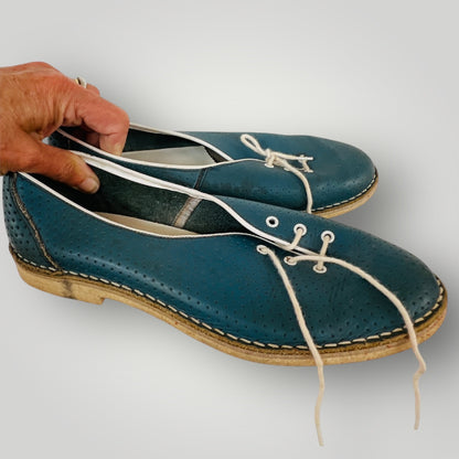 1970s nz vintage / VAGABOND / leather shoes / 7 (3904997320522089866)