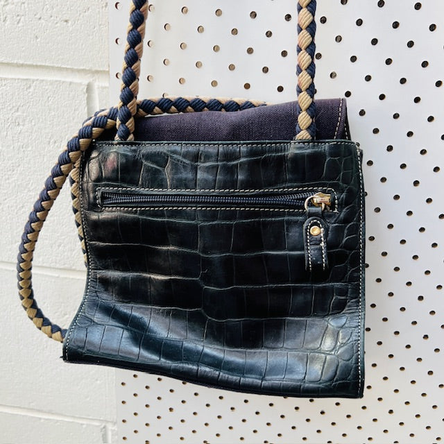 vintage / ANNA BROWN MILANO / leather bag (3905598535694881529)