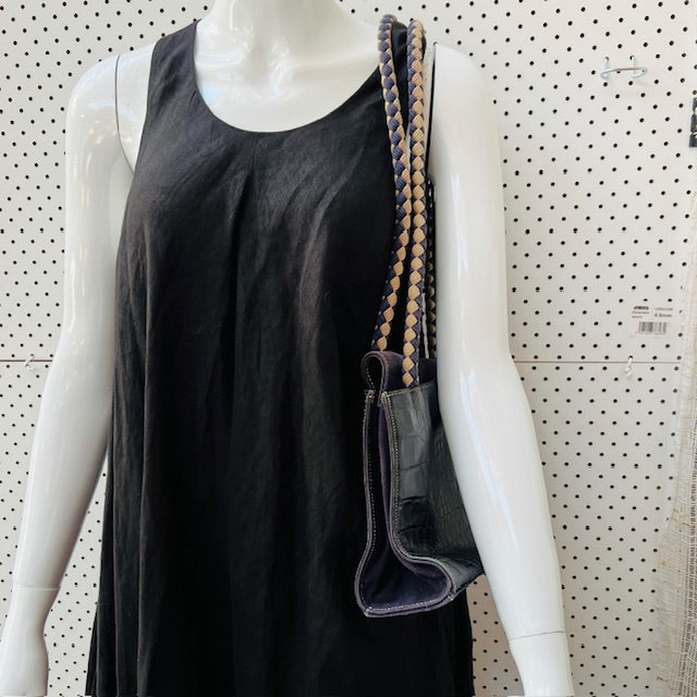 vintage / ANNA BROWN MILANO / leather bag (3905598540845701626)