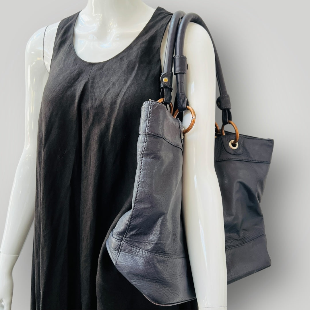 JOHN LEWIS / leather shoulder bag (3905598942824034865)