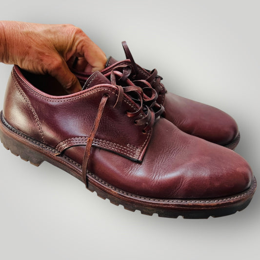 1990s nz vintage / LAST FOOTWEAR COMPANY / handmade leather shoes / 45/46 (3905599214738324660)