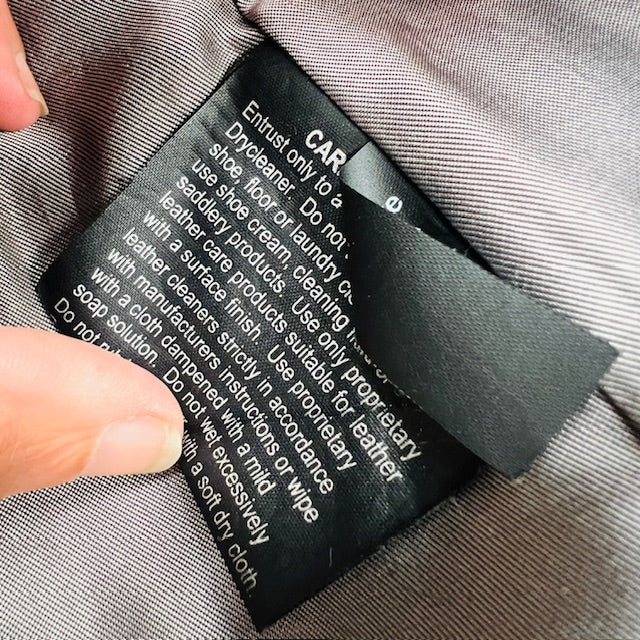 2000s vintage / CAROLINE MOORE / leather jacket / made in nz / 14 (3905753725791000207)