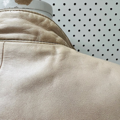 2000s vintage / CAROLINE MOORE / leather jacket / made in nz / 14 (3905753730476108465)